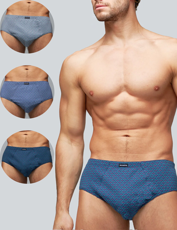 8818 Трусы слипы мужские (Разноцветный, 5XL)