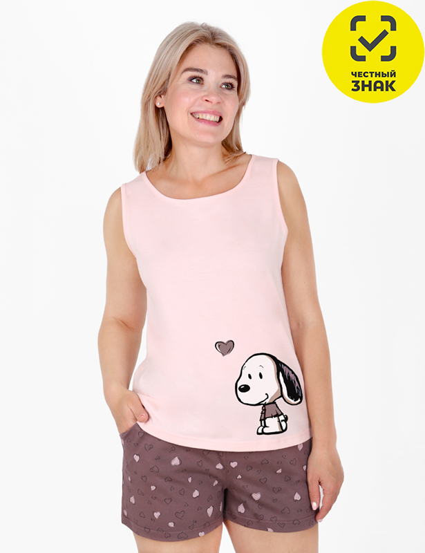 Пижама Скай П-140, р.42, разноцветный, кулирка