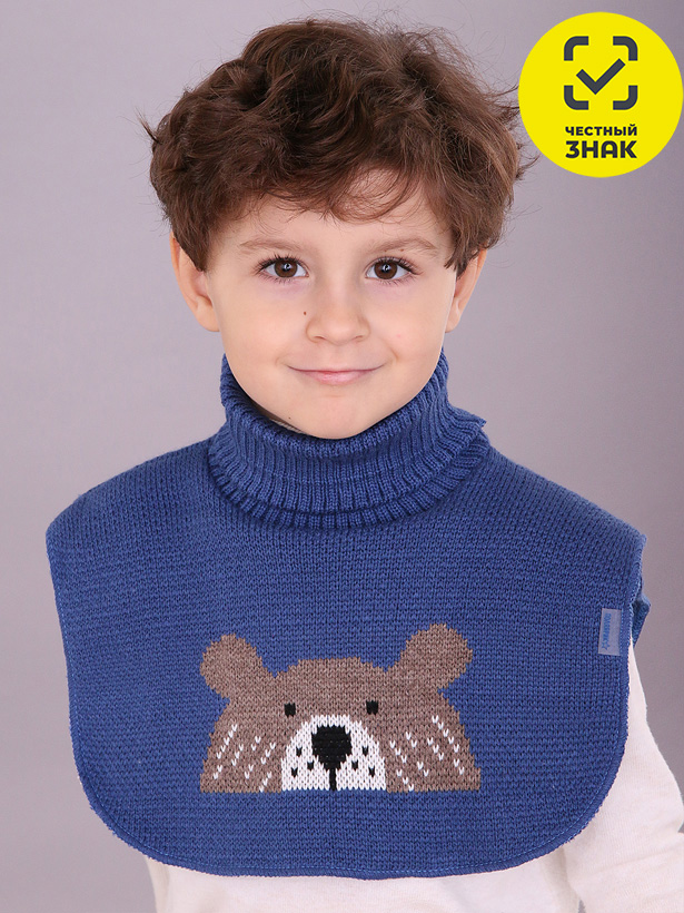 F-103-26 Манишка детская (Джинсовый)