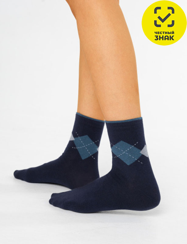 Детские носки С 521 (20-22, Синий)