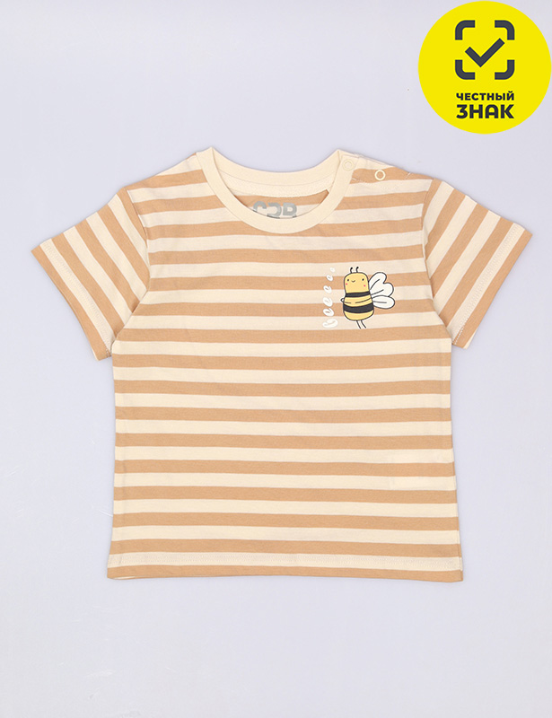 CSBG 64031-31-434 Футболка для девочки (Бежевый (080)-52)