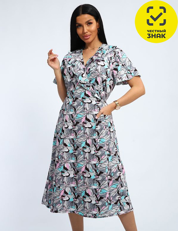 ХЖ-10 Халат женский запашной (кулирка)60