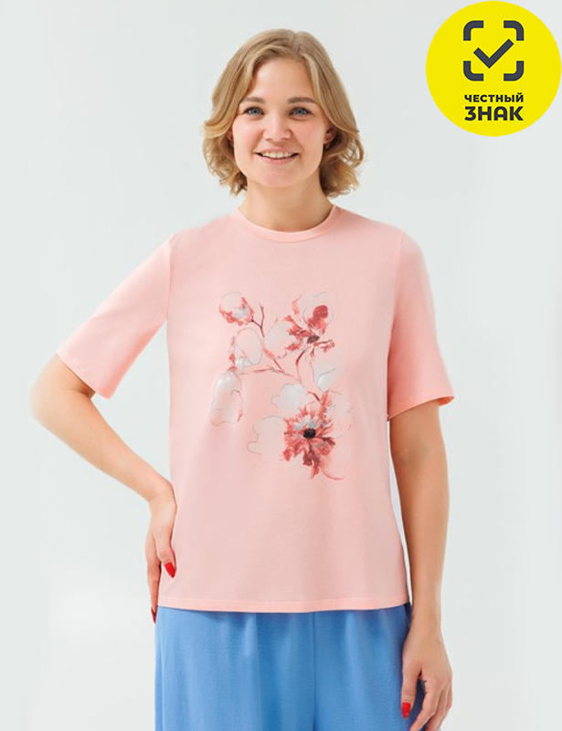 Футболка женская БФ-202-13(64), 164-116-122