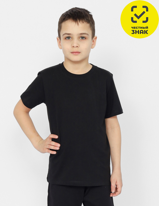 CAJB 62857-22 Футболка детская (Черный (146)-76)