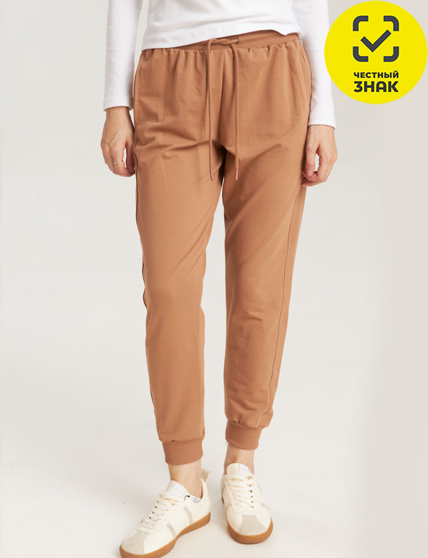 WT0063_1230 Брюки женские (Коричневый 50 (L))