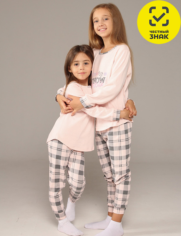 3330 Пижама для девочек VITAMINKA (Цвет Розовый, РОСТ 110)