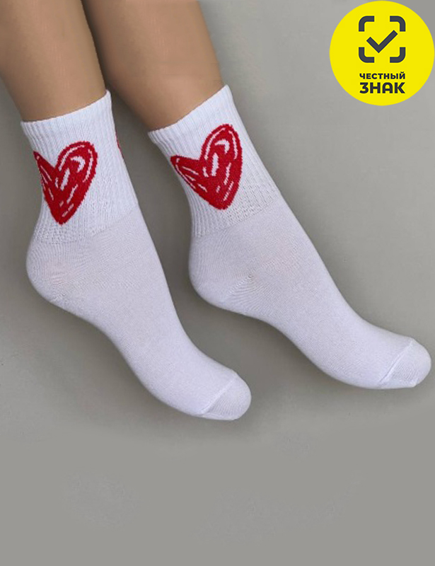 Ф-T516 Носки детские белый р.24