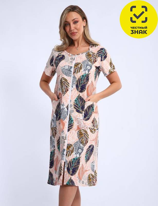 ХЖ-320 Халат женский Ассоль (кулирка)56