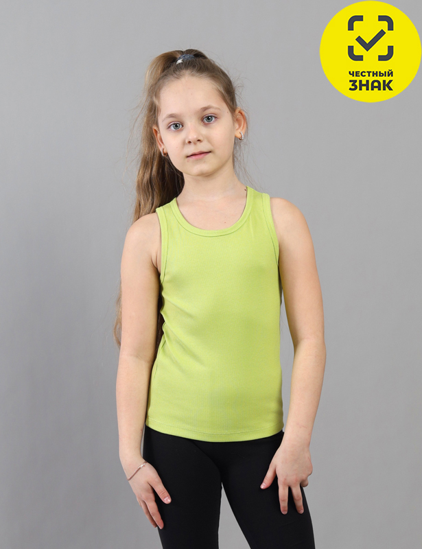 CSJG 64114-37K Топ для девочки (Зеленый (146)-76)