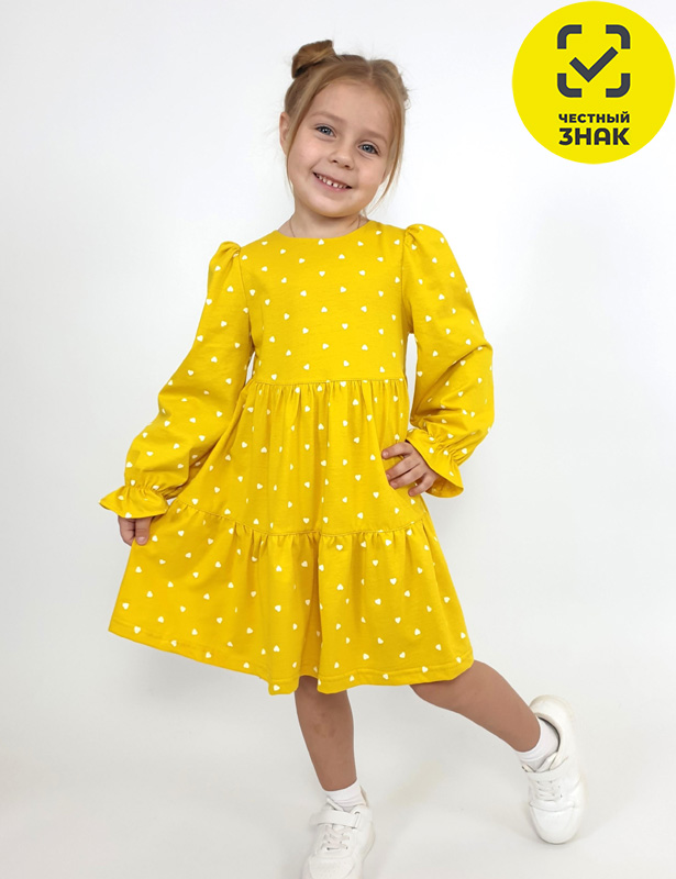9-86-11 Платье для девочки (116-60)
