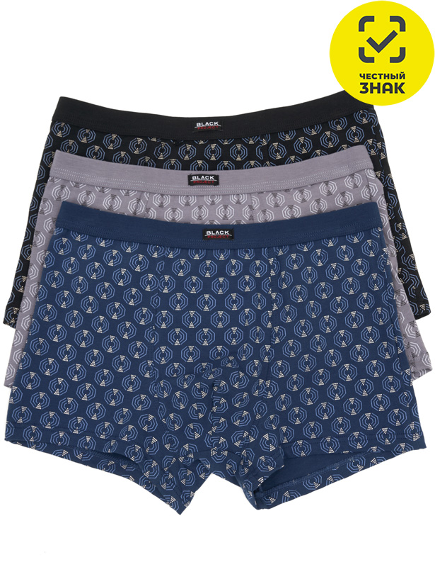 70479 Трусы-шорты BLACK PROJECT (Разноцветный, 2XL)