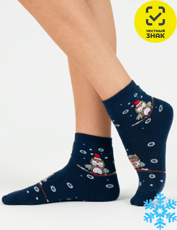 Детские носки С 618 (18-20, Синий)