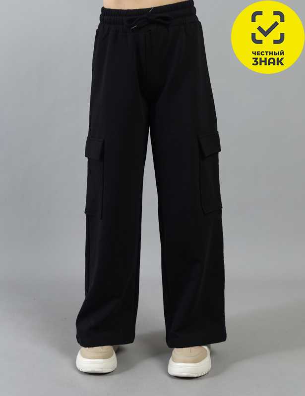 CSJG 70585-22K Брюки для девочки (Черный (158)-80)