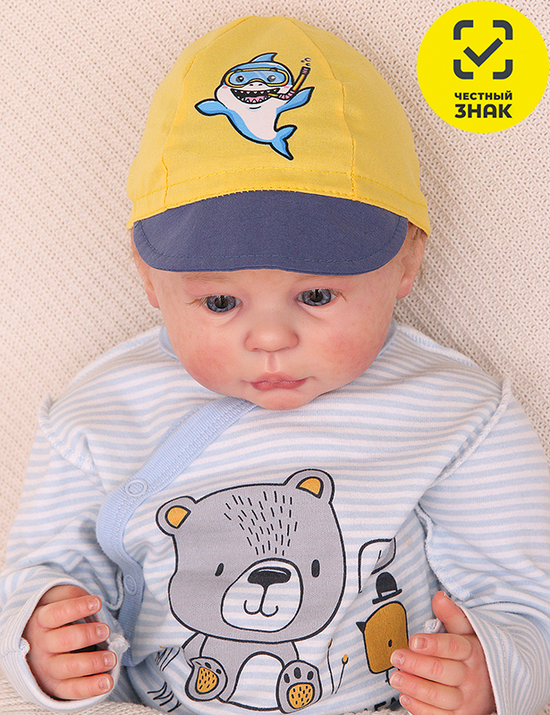 CT-06-8 Кепочка детская (Светло-голубой) 42-44