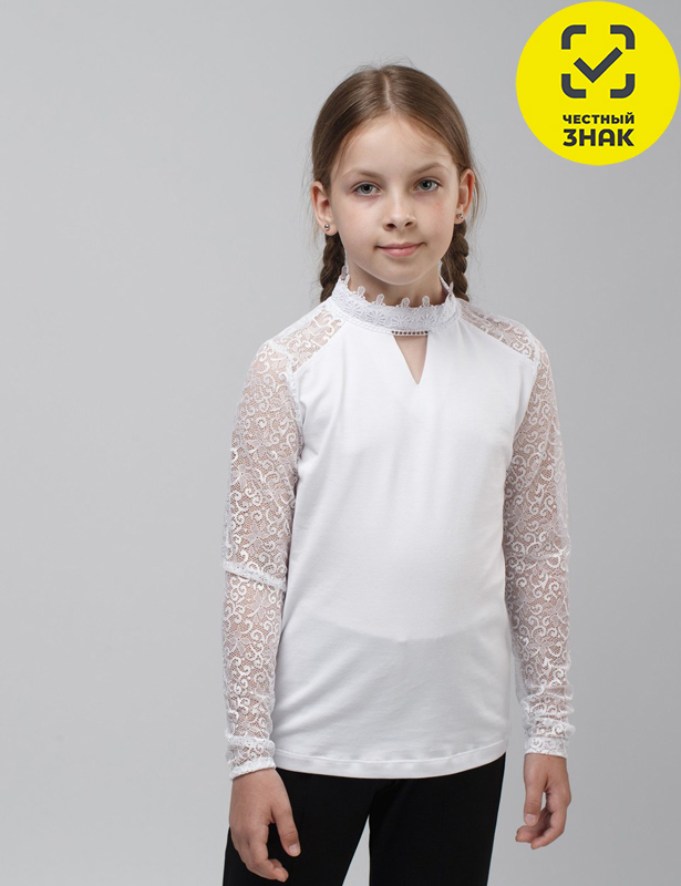 Л3613 Джемпер (158-76, белый)