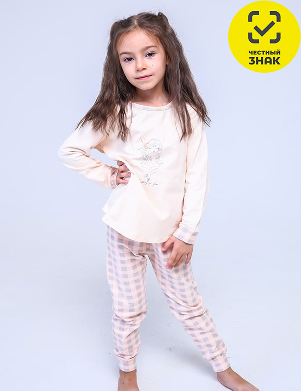 3308 Пижама для девочек VITAMINKA (Цвет Розовый, РОСТ 110)