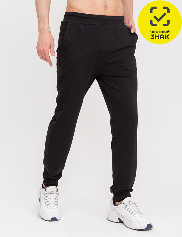 1591 Брюки мужские (р 58) Черный 