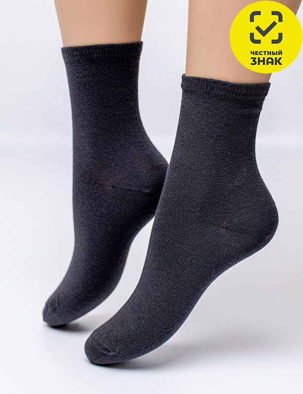 Ф-Т416 Носки подростковые графит р.18