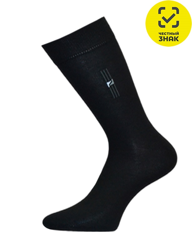 Носки мужские арт 141И р-р 25 цвет ЧЕРНЫЙ