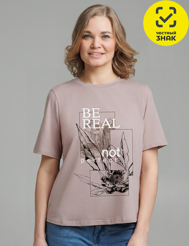 Футболка женская БФ-202-13(107), 164-96-102