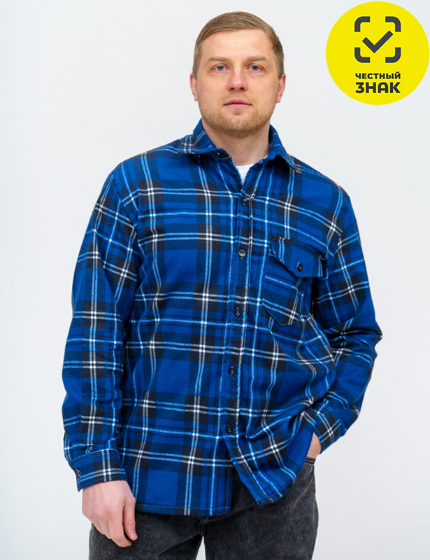 Рубашка фланель Тейково 54 размер