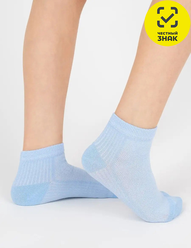 Детские носки С 736 (22-24, Голубой)