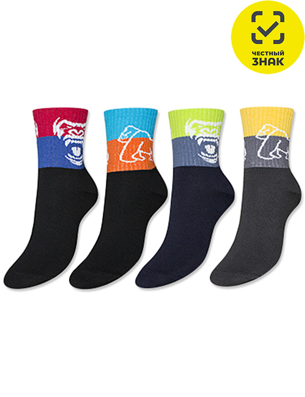 Носки детские арт 177И р-р 18 цвет РАЗНОЦВЕТНЫЙ