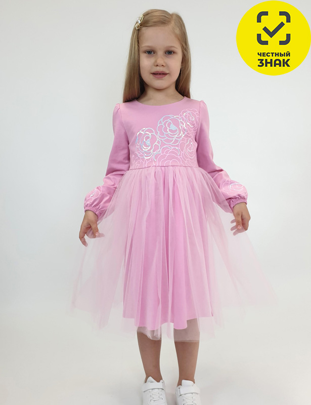 Пл221-3 Платье для девочки (110-60)